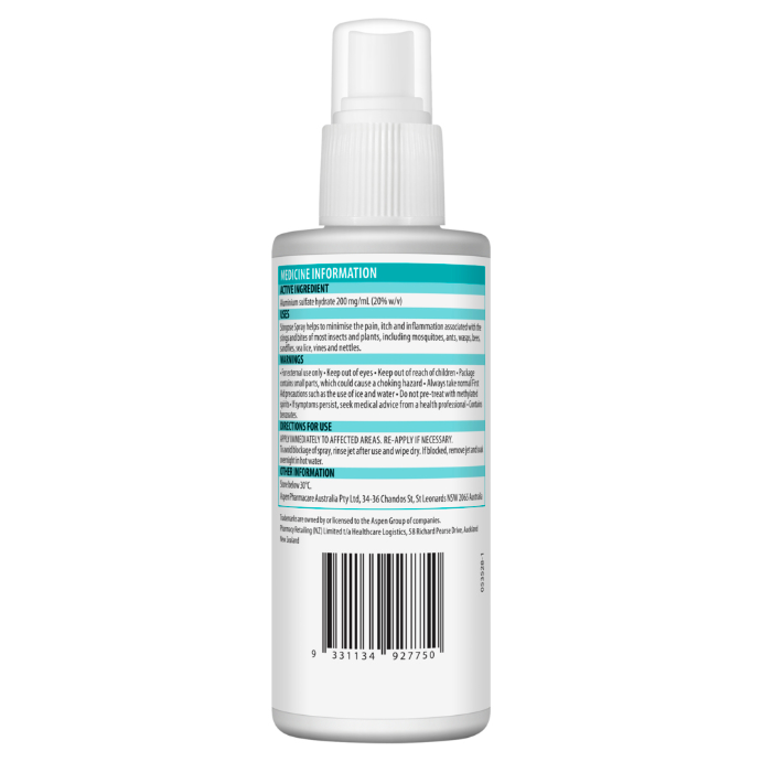 Stingose Insect Bite First Aid Pump Spray 100ml
