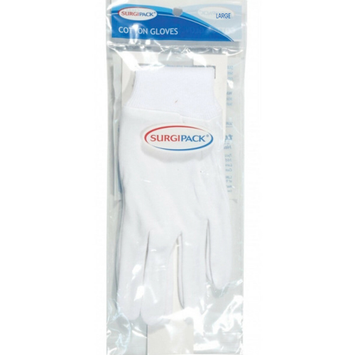 Surgipack Regular Cotton Gloves Large Size (6100) - Cutprice Online