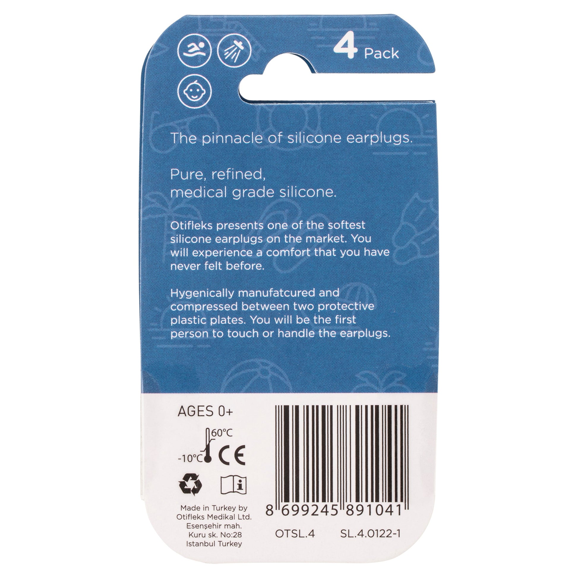 OTIFLEKS SILICONE EAR PLUGS 4PK - Cutprice Online