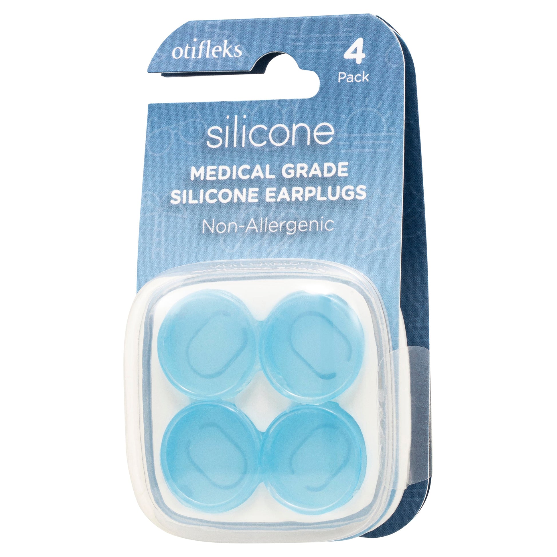 OTIFLEKS SILICONE EAR PLUGS 4PK - Cutprice Online
