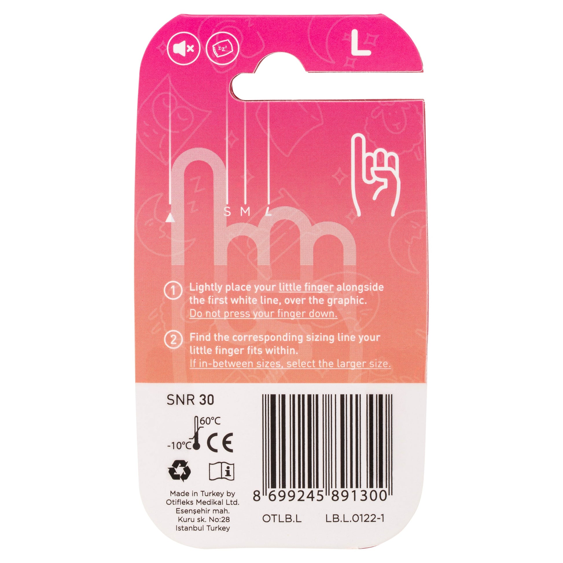 OTIFLEKS LADYBUD EAR PLUGS LARGE - Cutprice Online
