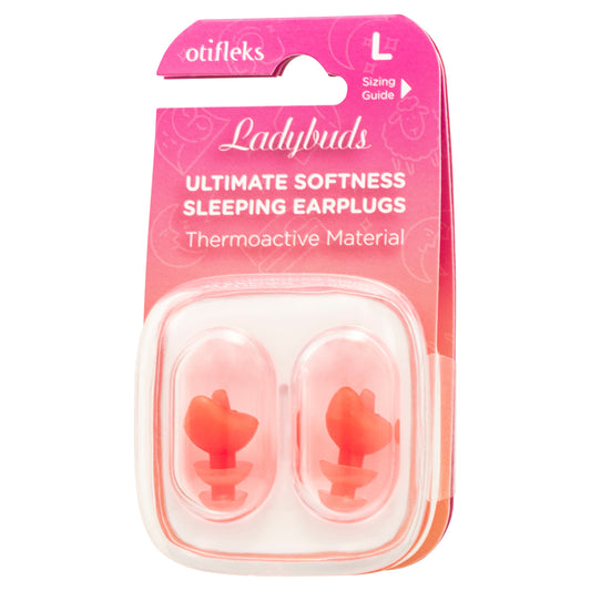 OTIFLEKS LADYBUD EAR PLUGS LARGE - Cutprice Online