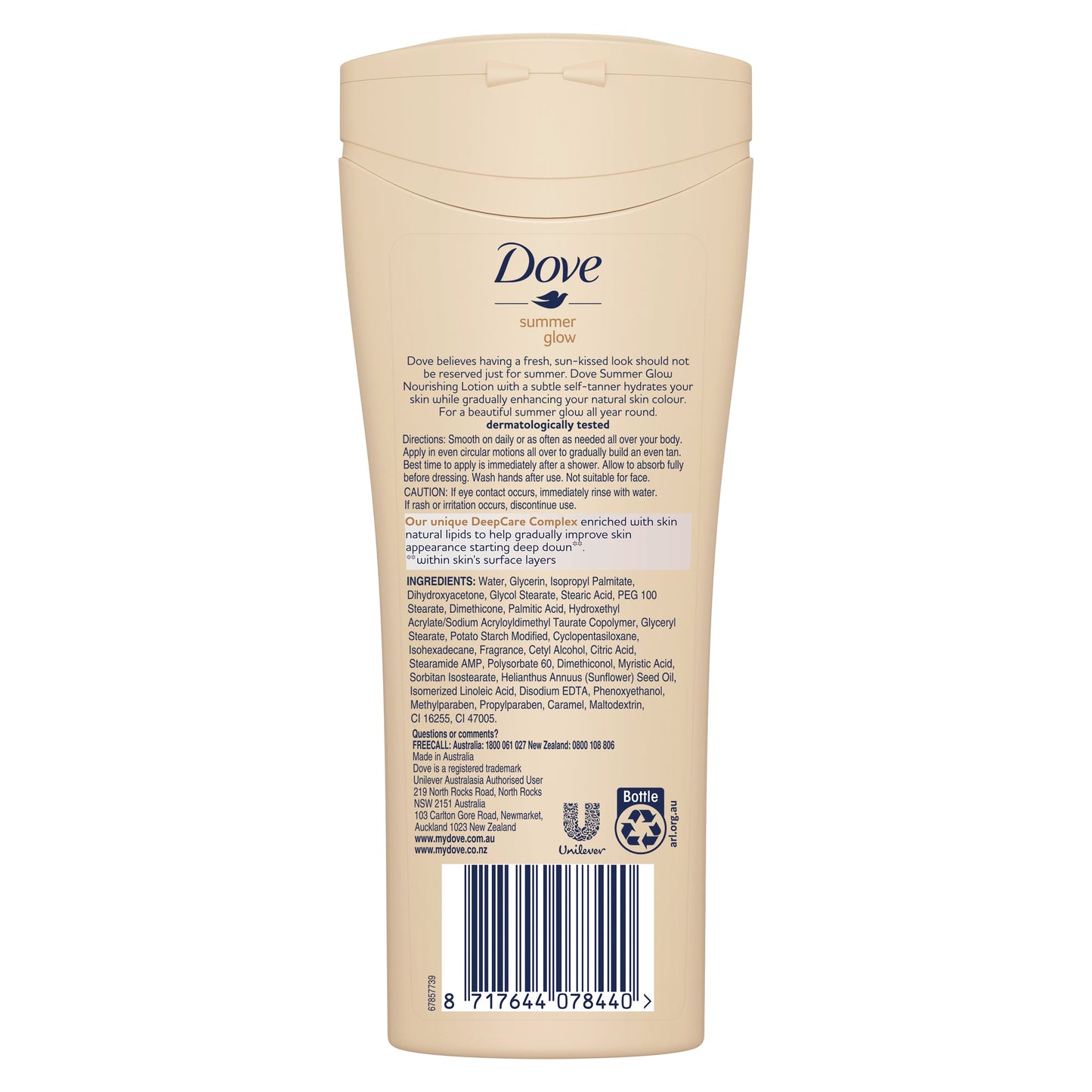 Dove Summer Glow Body Lotion Fair to Medium Skin 400ml - Cutprice Online