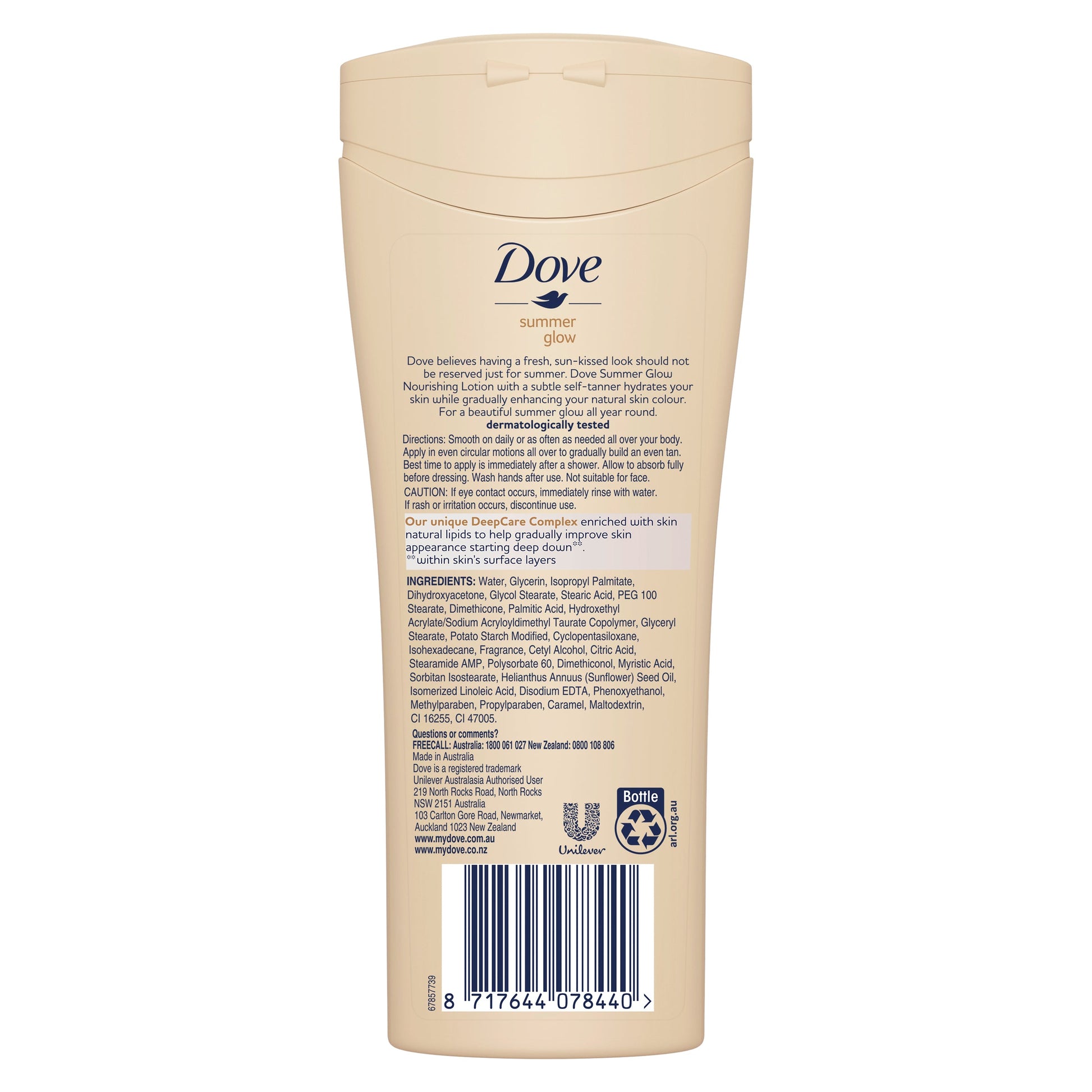 Dove Summer Glow Body Lotion Fair to Medium Skin 400ml - Cutprice Online