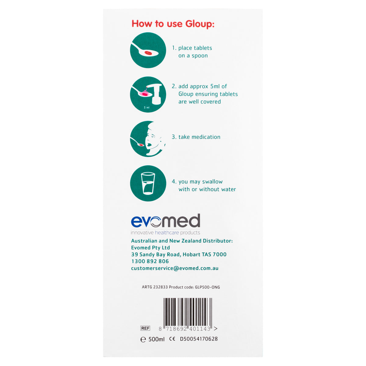 GLOUP ORIGINAL ORANGE 500ML - Cutprice Online