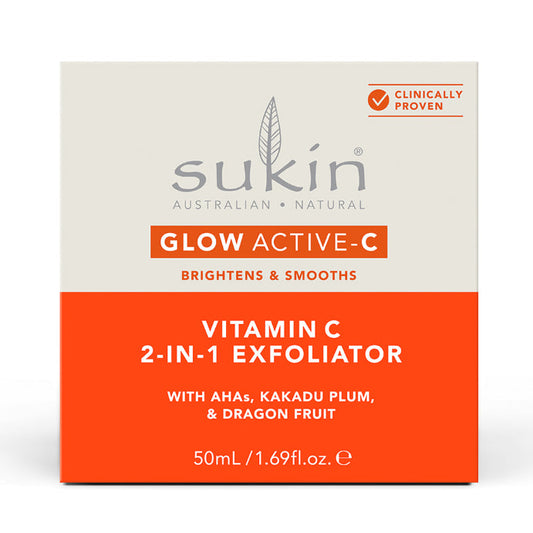 Sukin Glow Active-c Vitamin C 2-in-1 Exfoliator 50ml - Cutprice Online