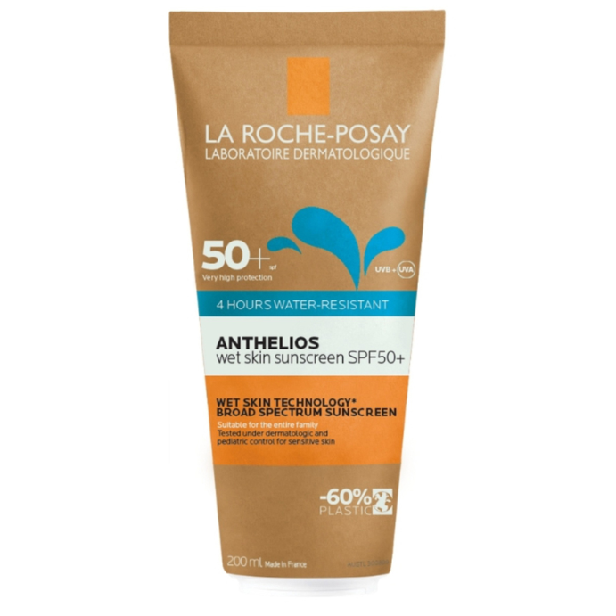 La Roche-Posay Anthelios Wet Skin Sunscreen SPF 50+ Sustainable Tube 200mL