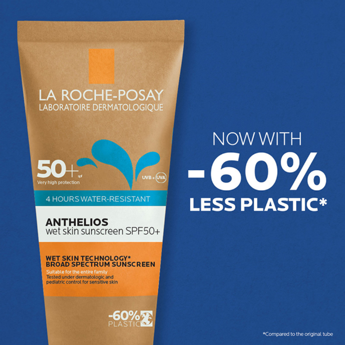 La Roche-Posay Anthelios Wet Skin Sunscreen SPF 50+ Sustainable Tube 200mL