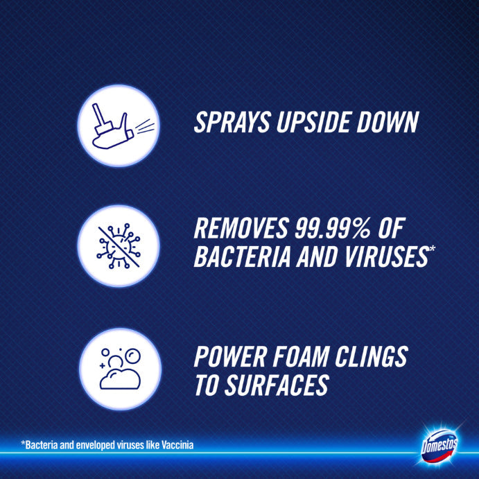 Domestos Upside Down Spray Power Foam Citrus Blast 450ml