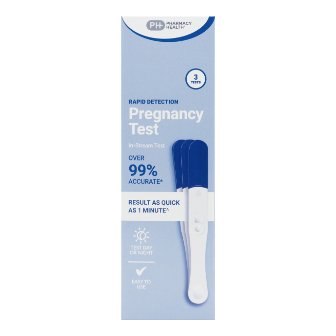 Pharmacy Health Pregnancy Test Midstream 3 Pack