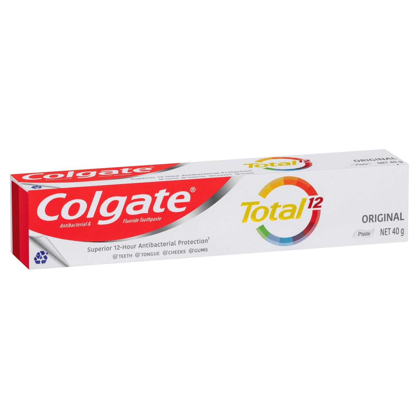Colgate Total Original Antibacterial Fluoride Toothpaste 40g - Cutprice Online