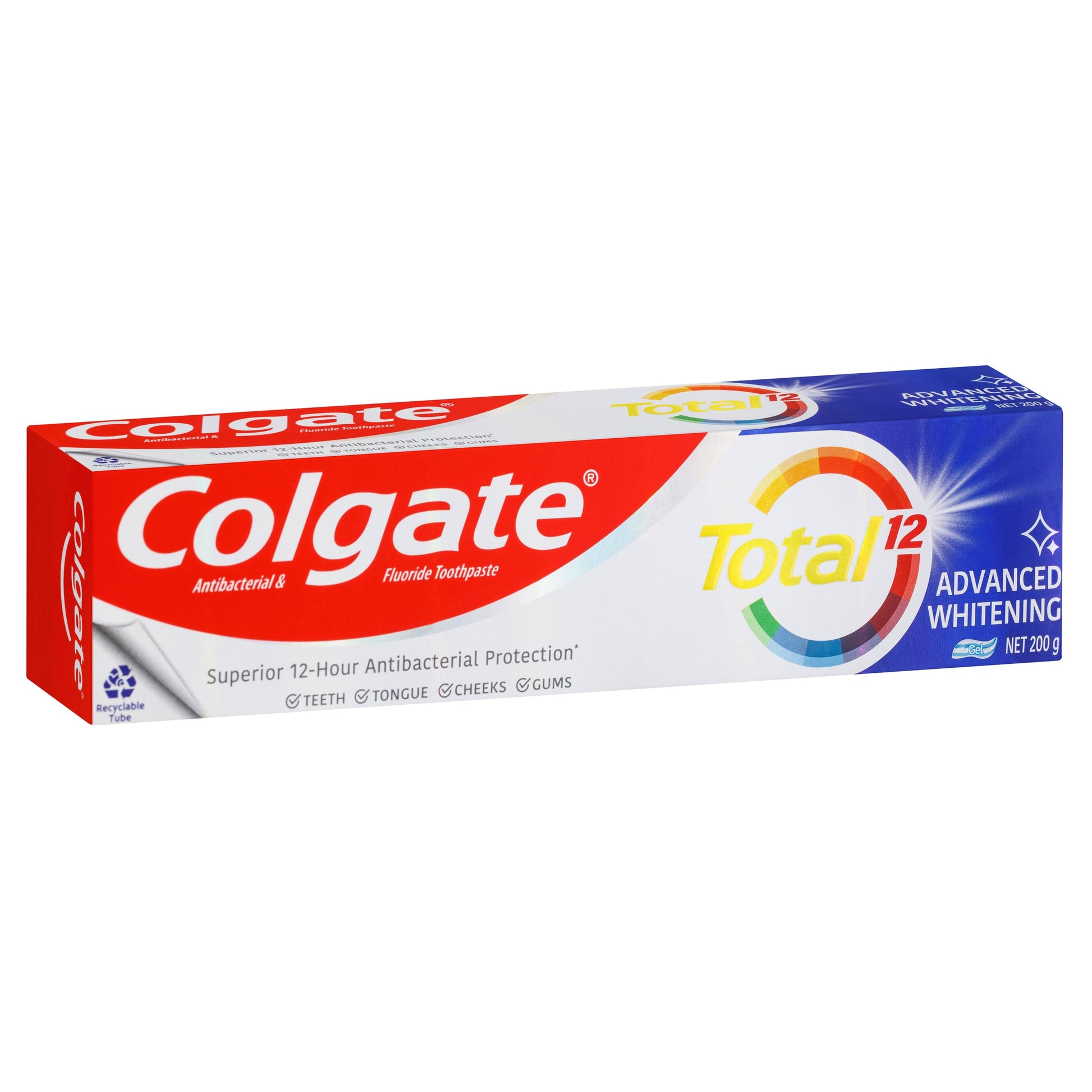 Colgate Total Advanced Whitening Antibacterial Toothpaste 200g - Cutprice Online