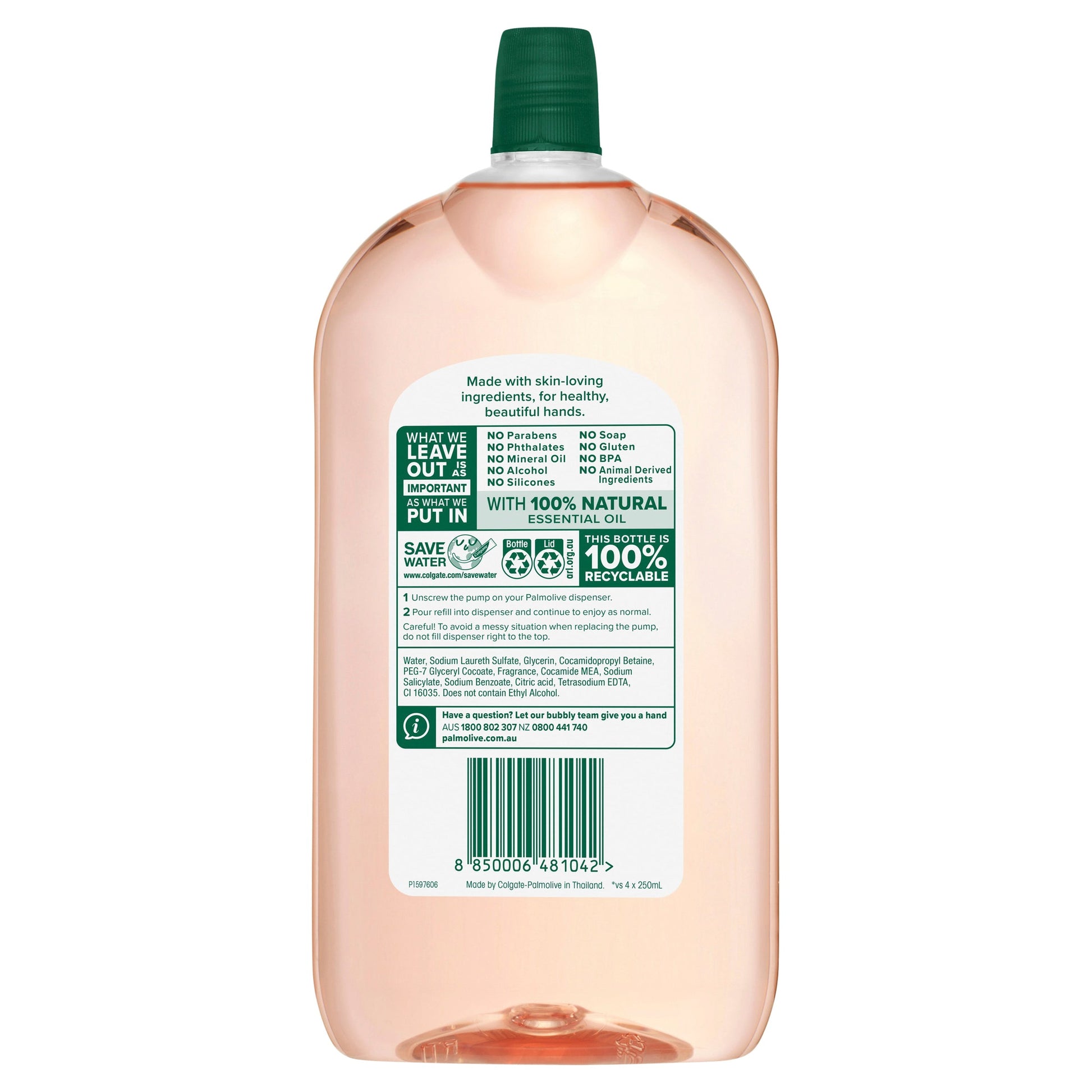 Palmolive Foaming Hand Wash Soap Japanese Cherry Blossom Refill & Save 1 Litre - Cutprice Online