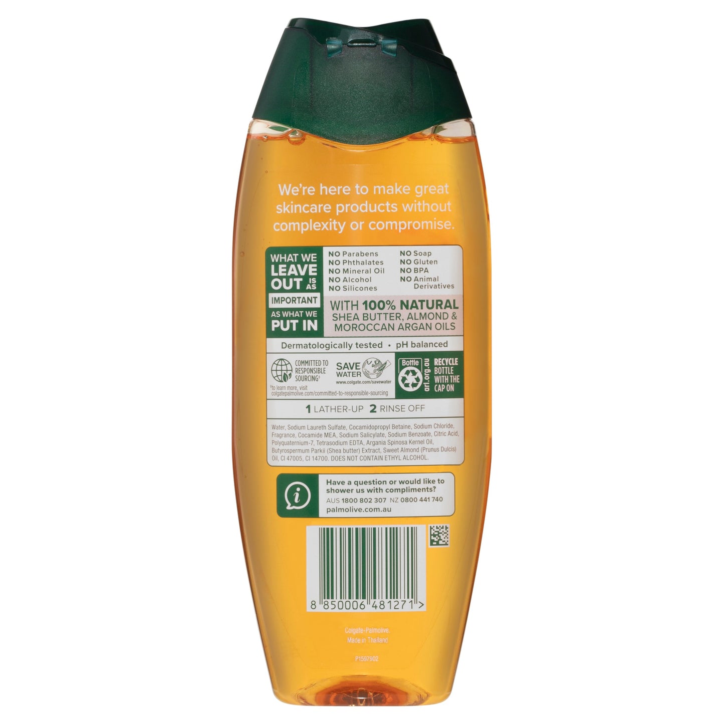 Palmolive Naturals Moroccan Argan Oil Body Wash 500ml - Cutprice Online