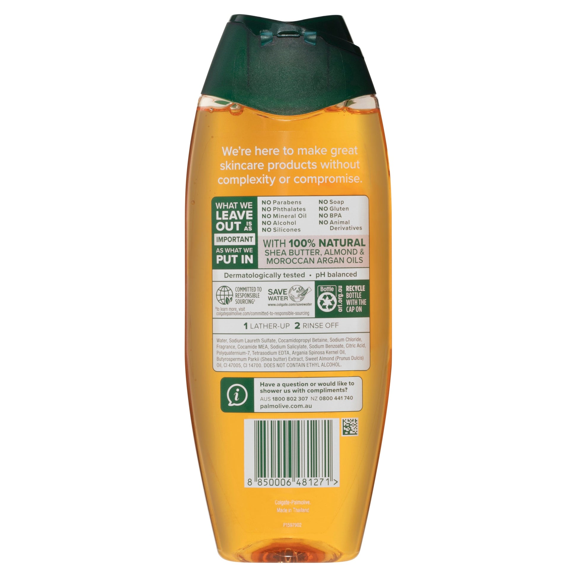 Palmolive Naturals Moroccan Argan Oil Body Wash 500ml - Cutprice Online