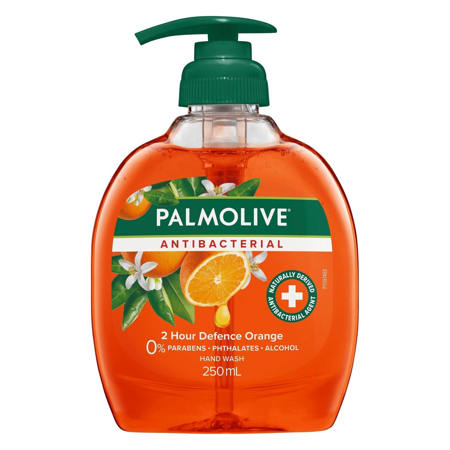 Palmolive Antibacterial 2 Hour Defence Liquid Hand Wash Orange Pump 250mL - Cutprice Online