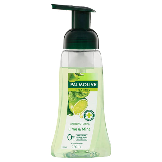 Palmolive Foaming Antibacterial Hand Wash Lime & Mint Pump 250mL - Cutprice Online