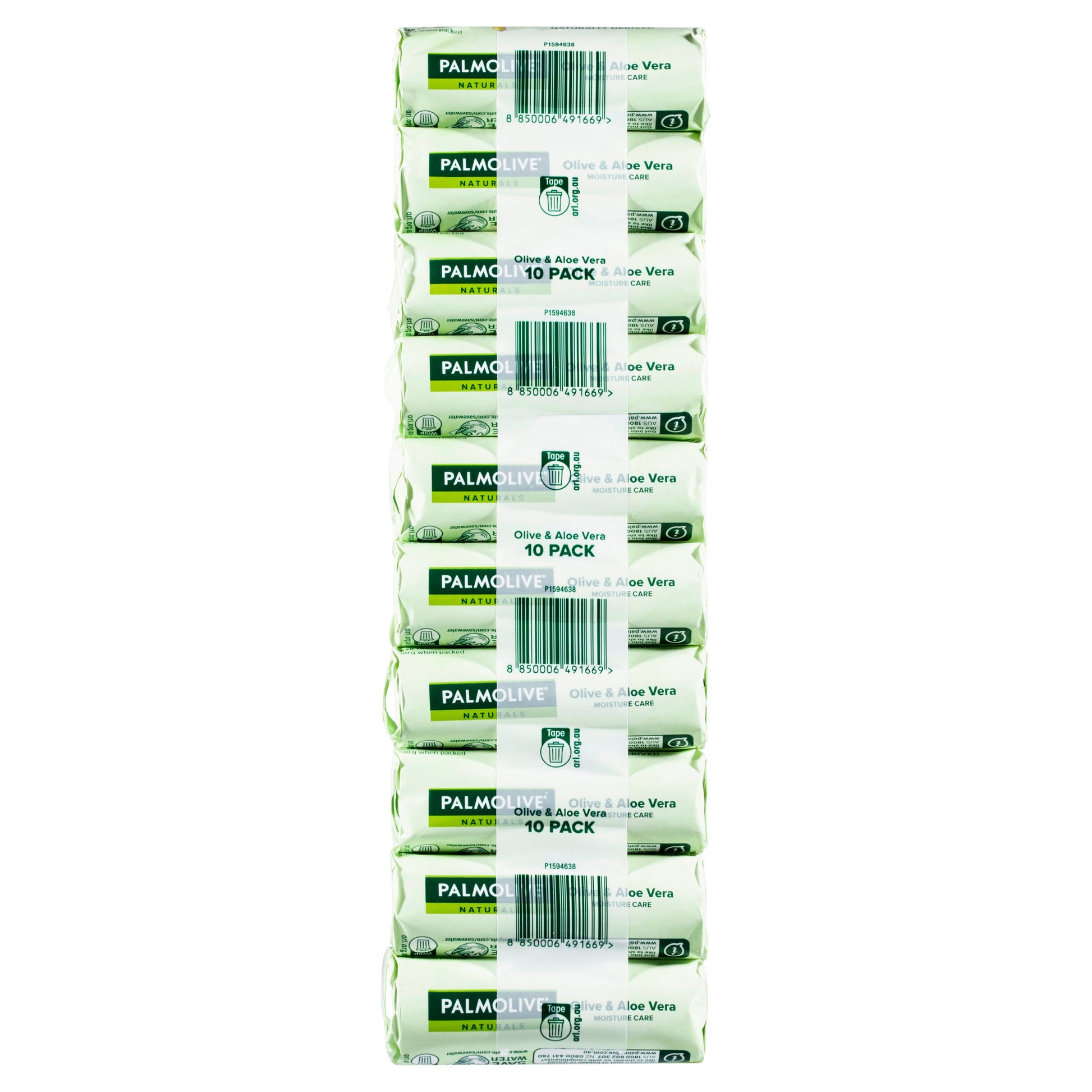Palmolive Naturals Moisture Care Bar Soap Aloe & Olive Extracts 10 x 90g - Cutprice Online