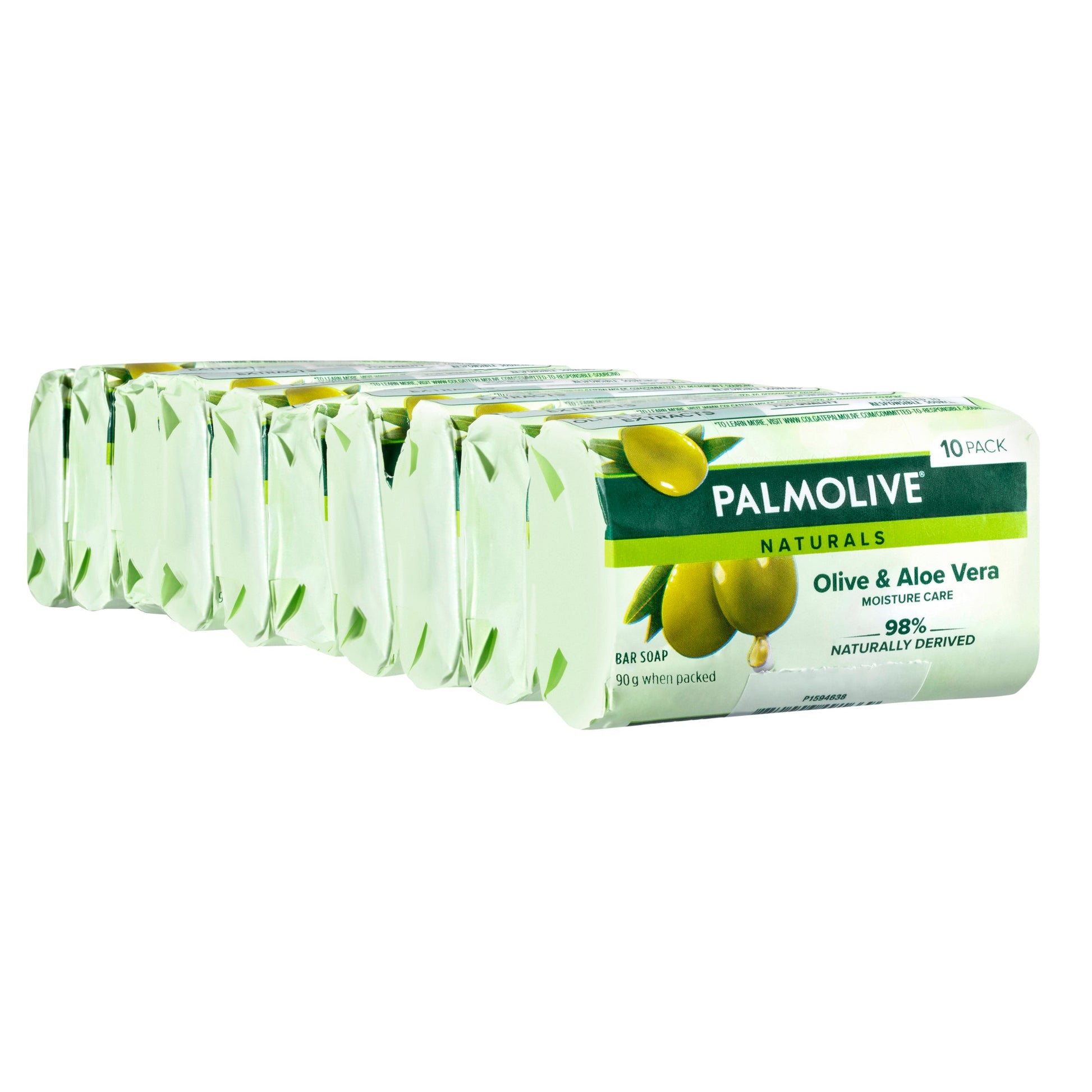 Palmolive Naturals Moisture Care Bar Soap Aloe & Olive Extracts 10 x 90g - Cutprice Online