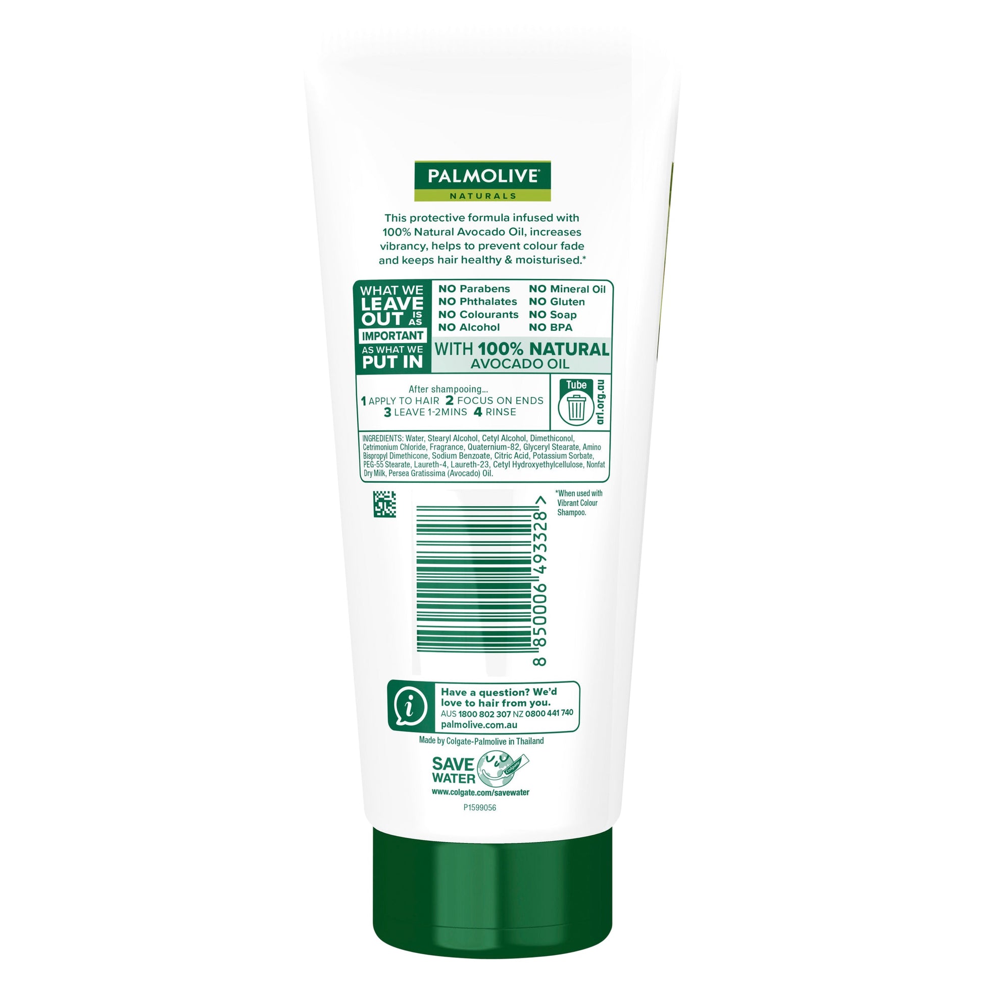Palmolive Naturals Hair Conditioner Vibrant Colour Avocado 350mL - Cutprice Online