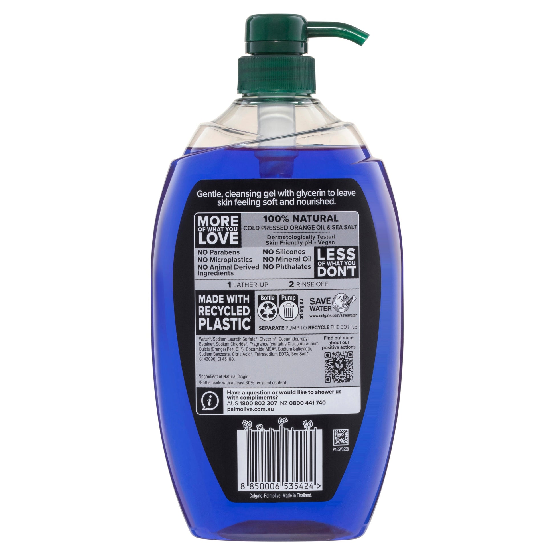 Palmolive Men Body Wash Active with Sea Minerals Shower Gel 1L - Cutprice Online