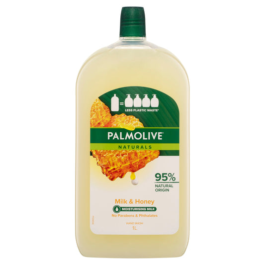Palmolive Naturals Liquid Hand Wash Soap Milk & Honey Refill 1l - Cutprice Online