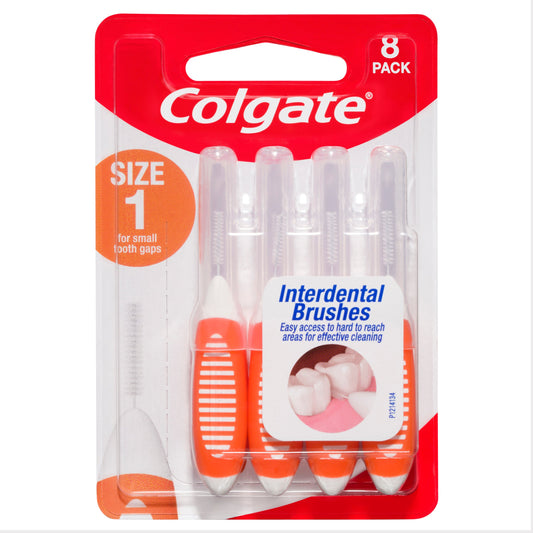 Colgate Interdental Brushes Size 1 8 Pack - Cutprice Online