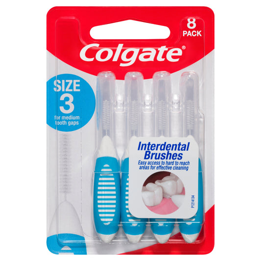 Colgate Interdental Brushes Size 3 8 Pack - Cutprice Online