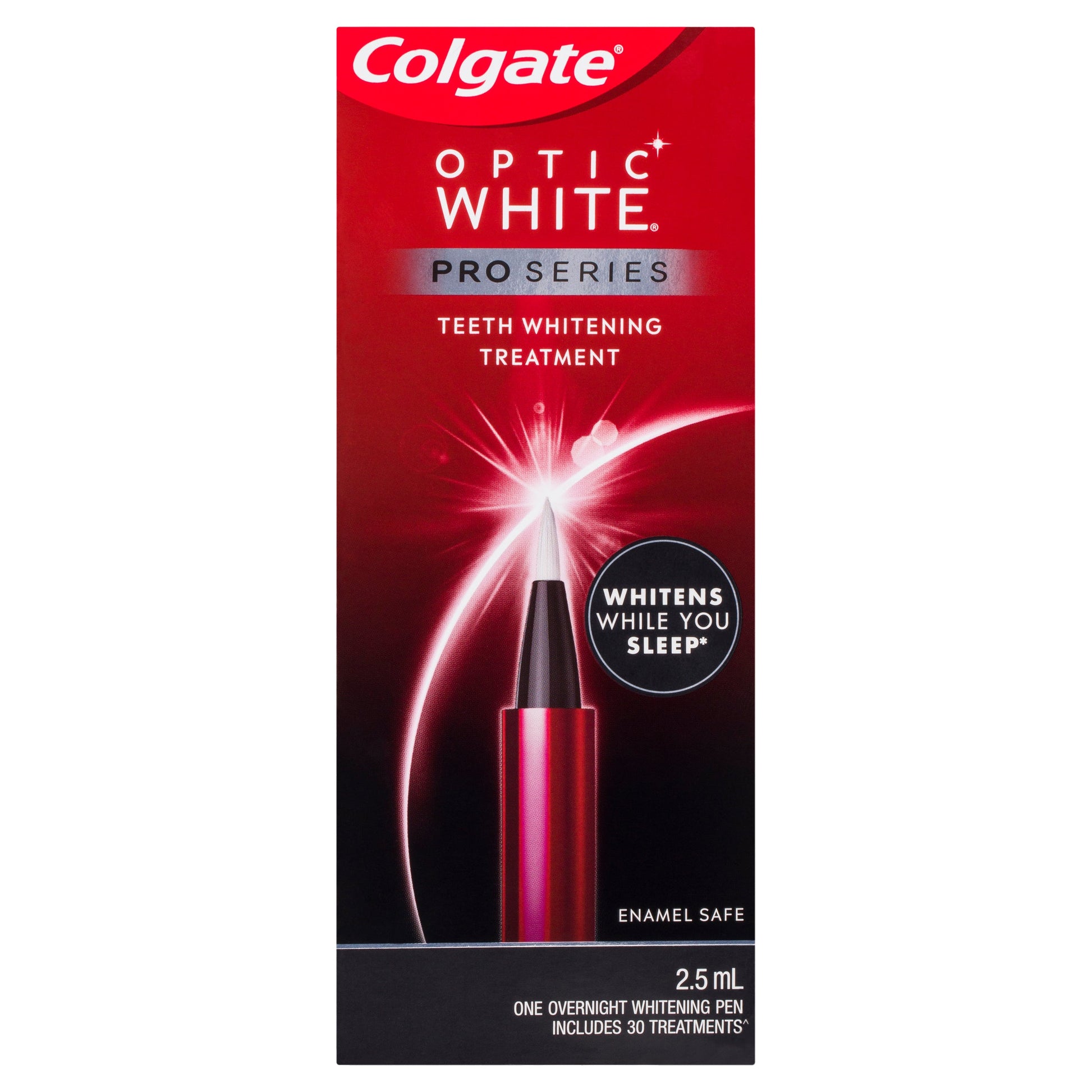 Colgate Optic White Overnight Teeth Whitening Treatment Pen 2.5mL - Cutprice Online