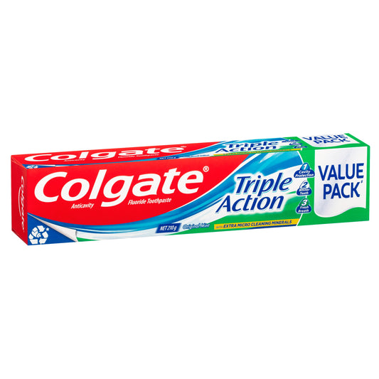 Colgate Toothpaste Triple Action 210g - Cutprice Online