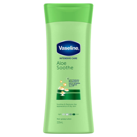 Vaseline Intensive Care Body Lotion Aloe Soothe 225ml - Cutprice Online