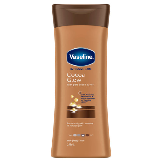 Vaseline Intensive Care Body Lotion Cocoa Glow 225ml - Cutprice Online