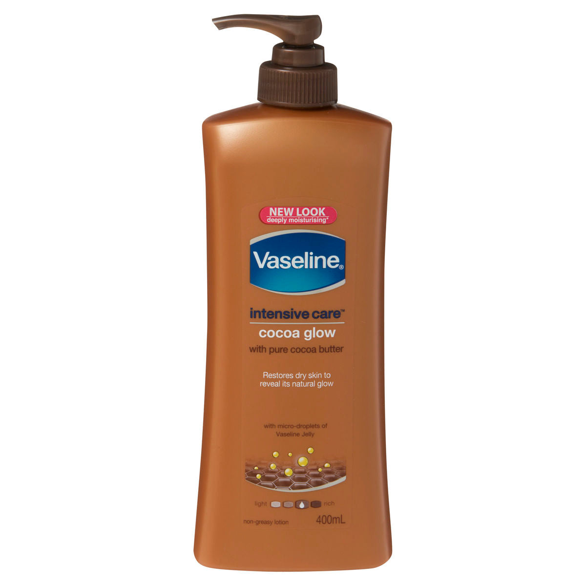 Vaseline Intensive Care Body Lotion Cocoa Glow 400ml - Cutprice Online