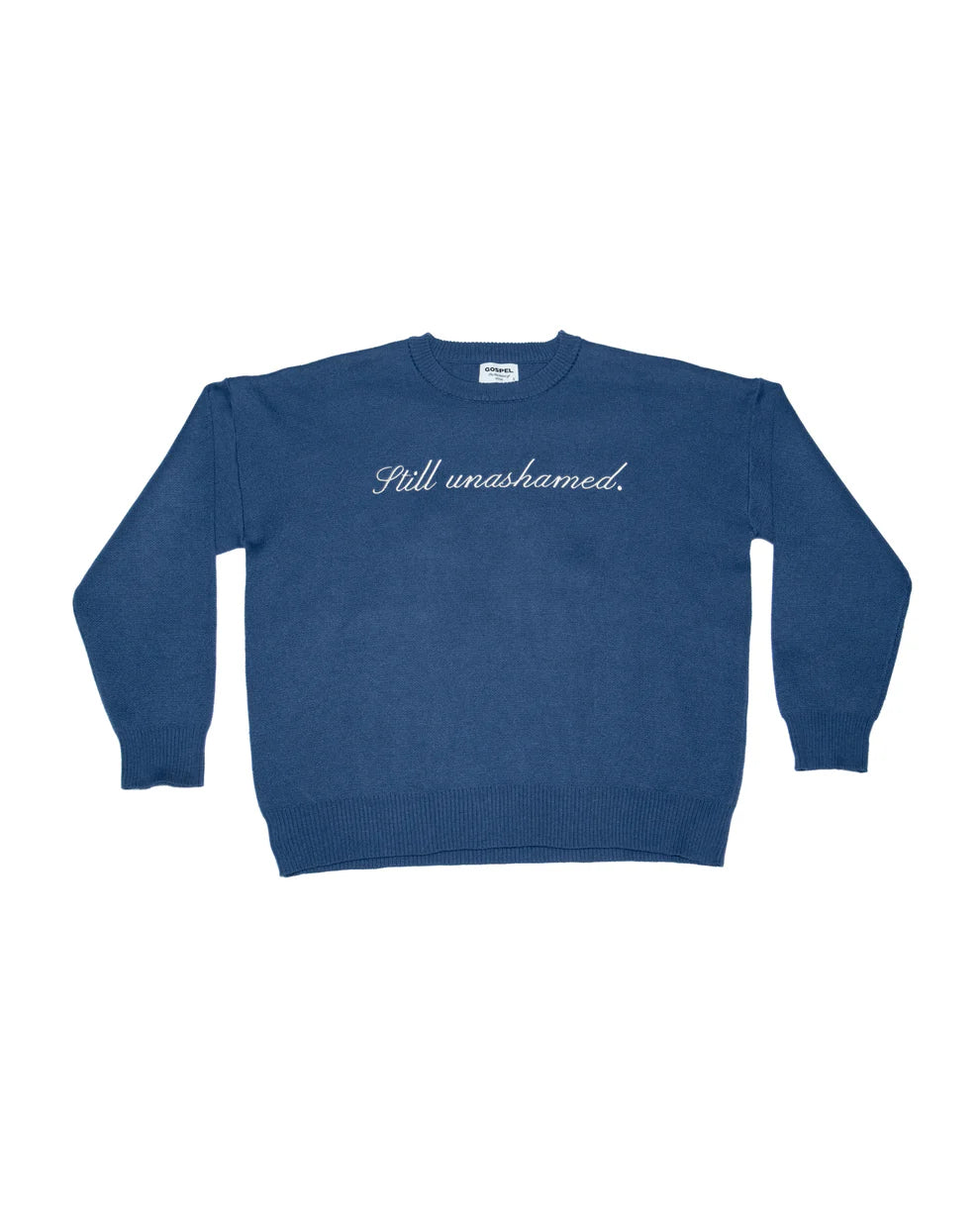 GOSPEL APPAREL - STILL UNASHAMED SWEATER - NAVY (XX-LARGE) - Cutprice Online
