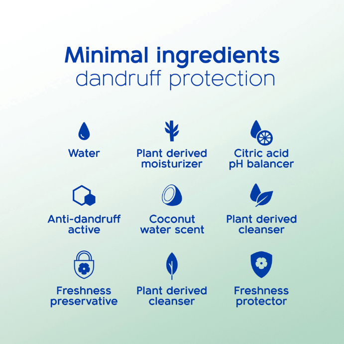 Head & Shoulders Bare Pure Clean Minimal Ingredients Anti-dandruff Shampoo 400ML