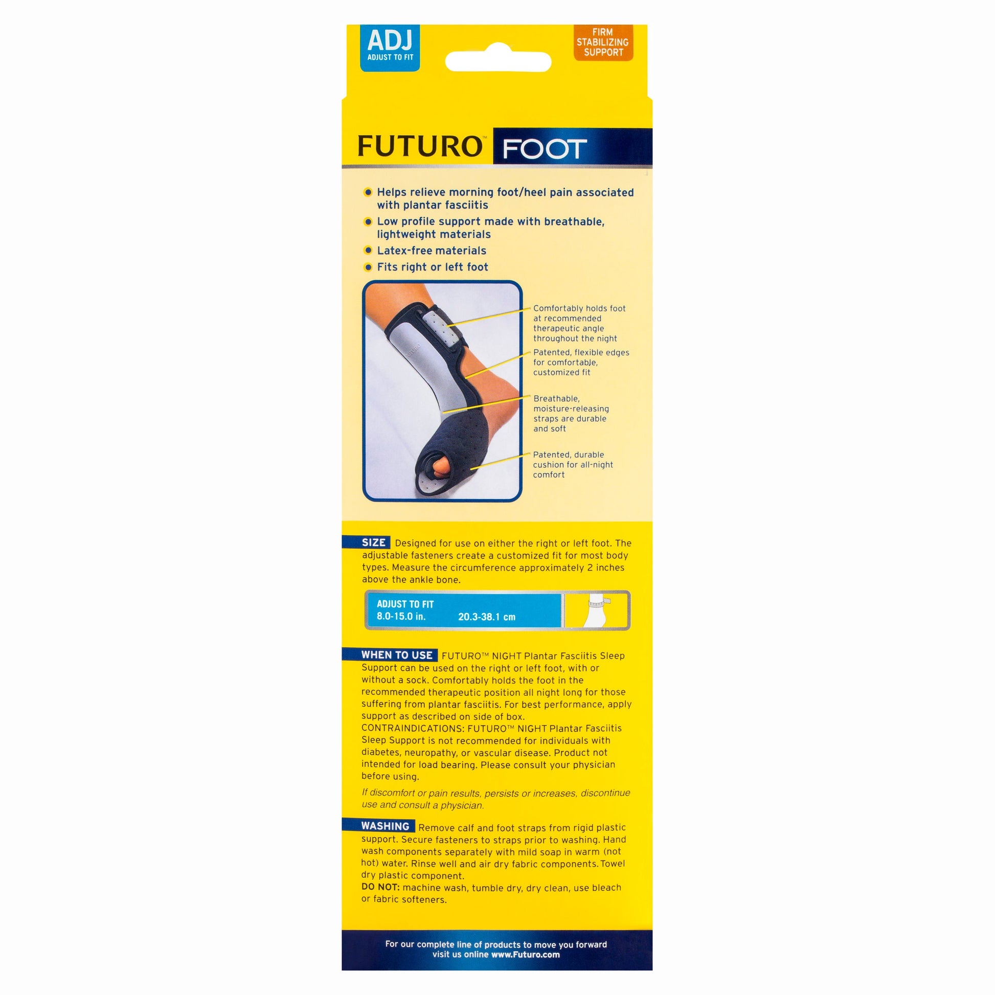 Futuro Night Plantar Fasciitis Sleep Support Adjustable - Cutprice Online