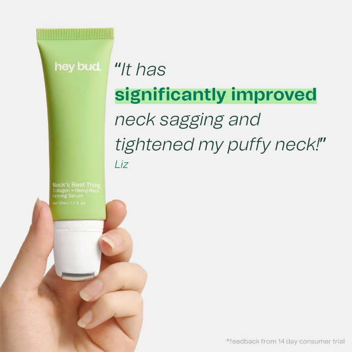 Hey Bud Collagen + Hemp Neck Firming Serum 50mL