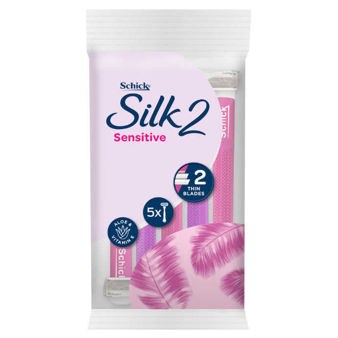 Schick Disposables Silk 2 5pk - Cutprice Online