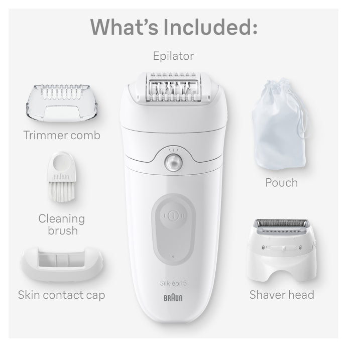Braun Silk Epil S5 + 4 Extras