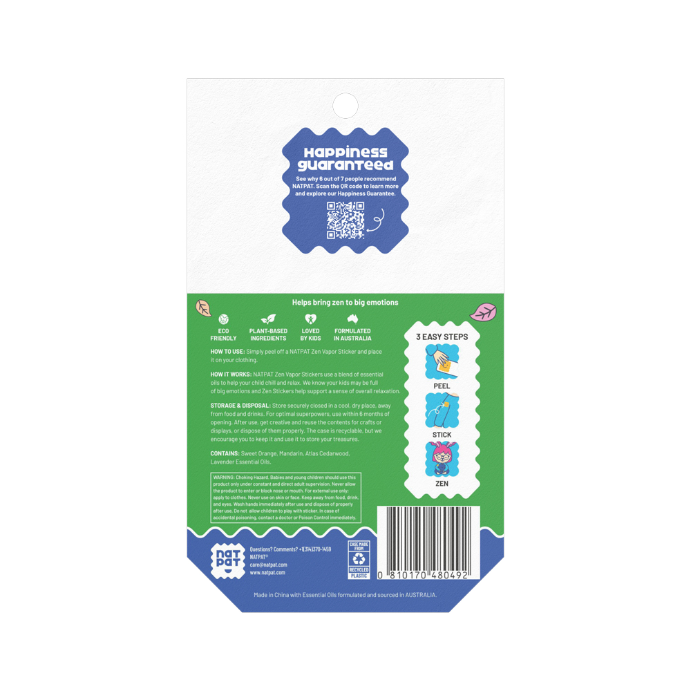 NatPat Kids ZenPatch Mood Calming 16