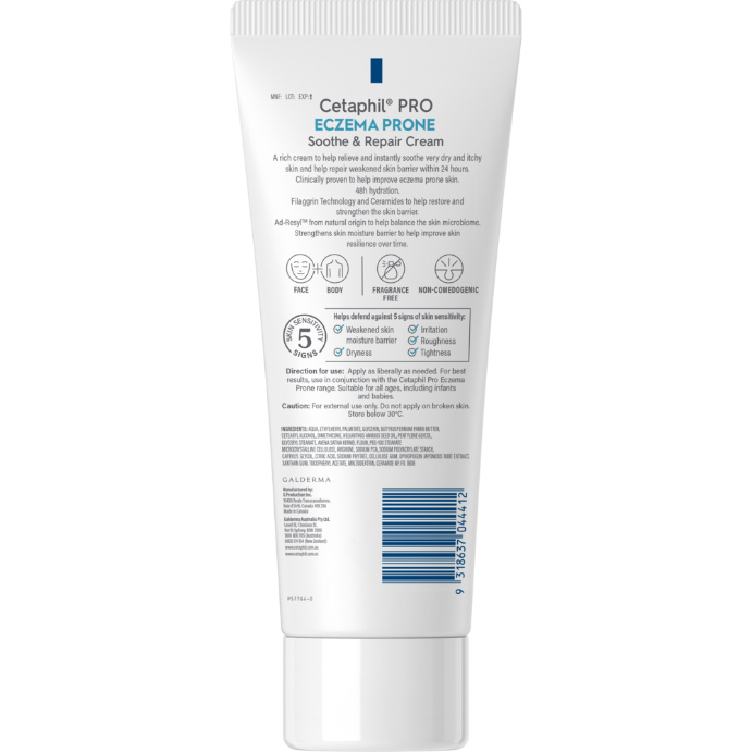 Cetaphil Pro Eczema Prone Soothe & Repair Cream 226g - Cutprice Online