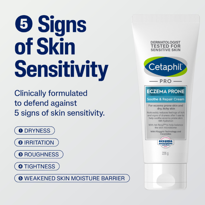 Cetaphil Pro Eczema Prone Soothe & Repair Cream 226g - Cutprice Online