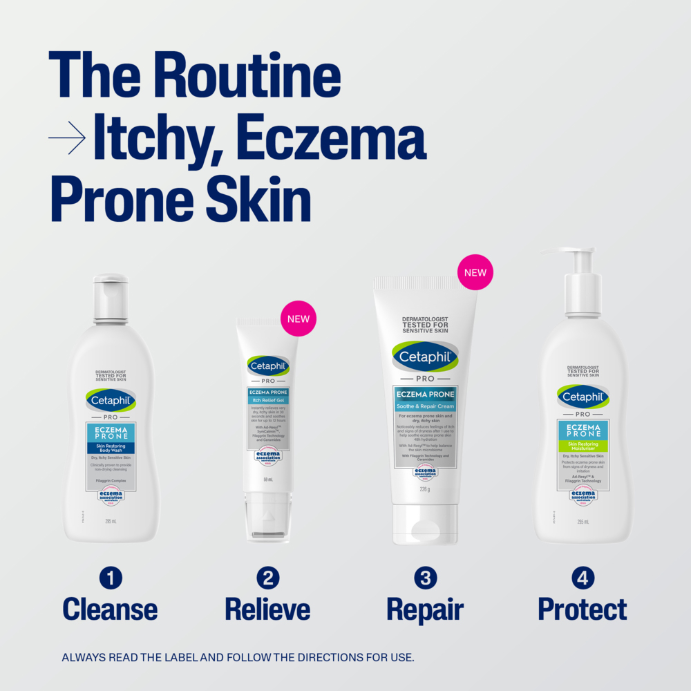 Cetaphil Pro Eczema Prone Itch Relief Gel 59ml - Cutprice Online