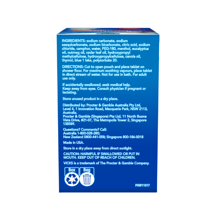 Vicks Vaposhower Max 4 Tabs - Cutprice Online