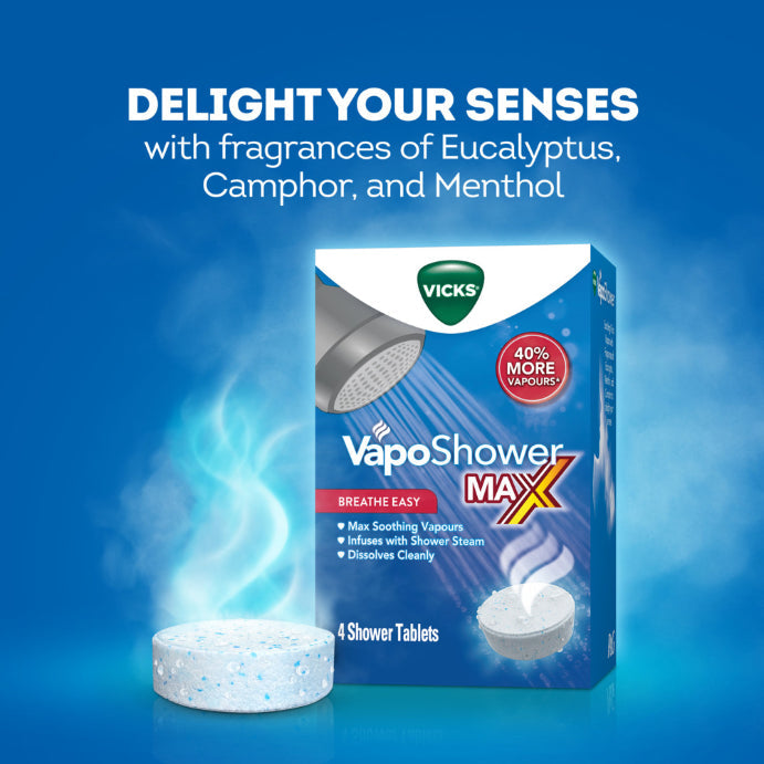 Vicks Vaposhower Max 4 Tabs - Cutprice Online