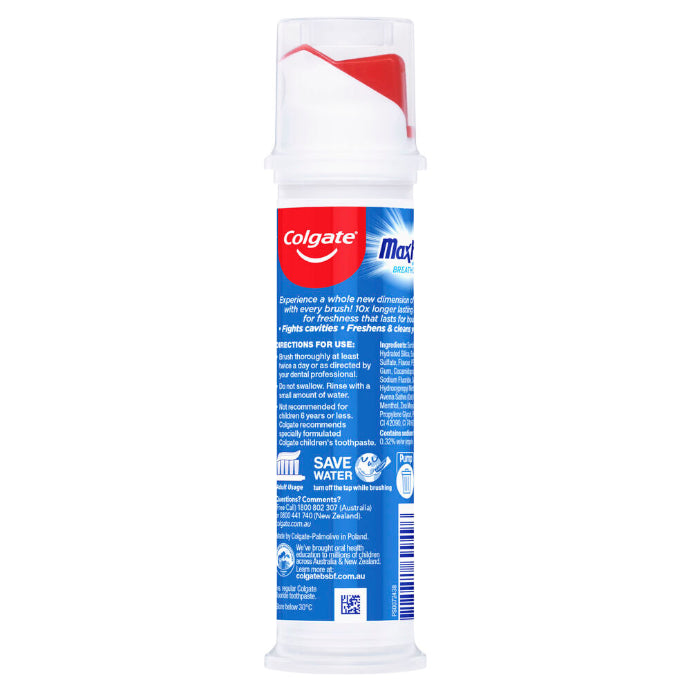 Colgate Tooth Paste Max Fresh Cool Mint Pump 130