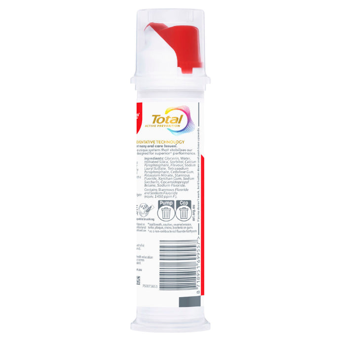 Colgate Tooth Paste Total Pump Clean Mint 130g
