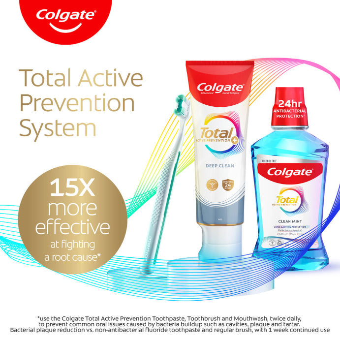 Colgate Tooth Brush Total Foaming Clean Medium 1pk