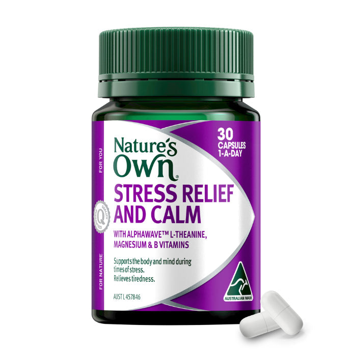 Nature's Own Stress Relief and Calm 30 Capsules - Cutprice Online