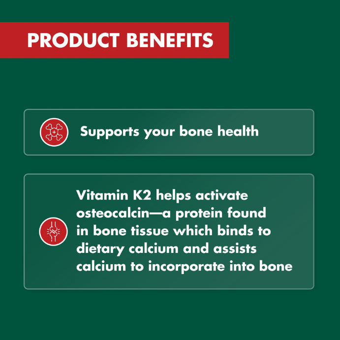 Nature's Own Vitamin K2 60 Tablets